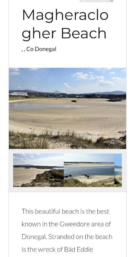 Ostan Gweedore Deluxe Apartments Bunbeg Eksteriør billede